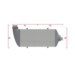 Intercooler personalizat Wagner Competition 650mm x 400mm x 100mm