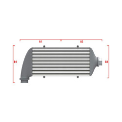 Intercooler personalizat Wagner Competition 550mm x 400mm x 100mm