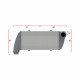 Personalizate Intercooler personalizat Wagner Performance 500mm x 400mm x 100mm | race-shop.ro