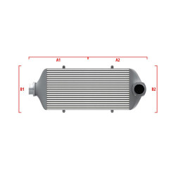 Intercooler personalizat Wagner Performance 600mm x 205mm x 80mm