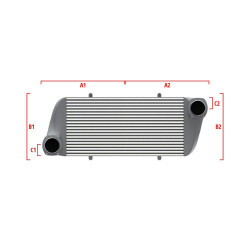 Intercooler personalizat Wagner Competition 500mm x 400mm x 100mm