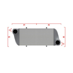 Intercooler personalizat Wagner Competition 550mm x 400mm x 100mm
