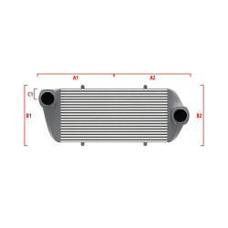 Intercooler personalizat Wagner Performance 650mm x 400mm x 100mm