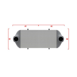 Intercooler personalizat Wagner Competition 600mm x 300mm x 90mm