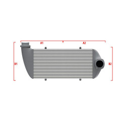 Intercooler personalizat Wagner Competition 700mm x 300mm x 90mm