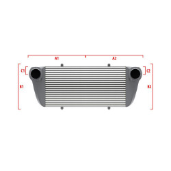 Intercooler personalizat Wagner Performance 500mm x 400mm x 100mm