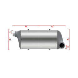 Intercooler personalizat Wagner Competition 550mm x 400mm x 100mm