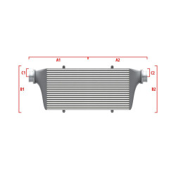 Intercooler personalizat Wagner Competition 650mm x 400mm x 100mm