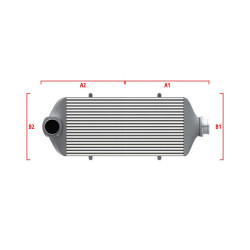 Intercooler personalizat Wagner Performance 600mm x 205mm x 80mm