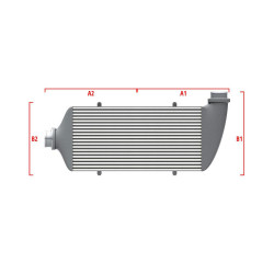 Intercooler personalizat Wagner Competition 600mm x 300mm x 90mm