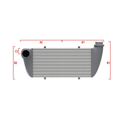 Intercooler personalizat Wagner Competition 700mm x 300mm x 90mm