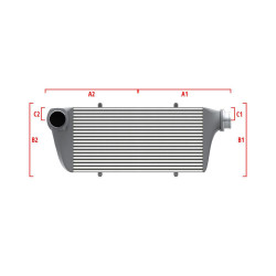 Intercooler personalizat Wagner Competition 700mm x 300mm x 90mm