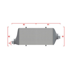 Intercooler personalizat Wagner Competition 500mm x 400mm x 100mm