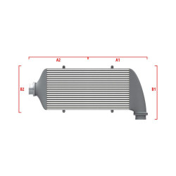 Intercooler personalizat Wagner Competition 700mm x 205mm x 80mm