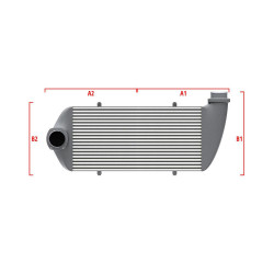 Intercooler personalizat Wagner Competition 700mm x 205mm x 80mm