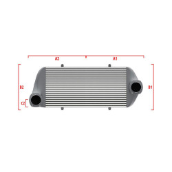 Intercooler personalizat Wagner Performance 500mm x 300mm x 90mm