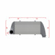 Personalizate Intercooler personalizat Wagner Competition 700mm x 205mm x 80mm | race-shop.ro