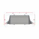 Personalizate Intercooler personalizat Wagner Competition 600mm x 300mm x 90mm | race-shop.ro