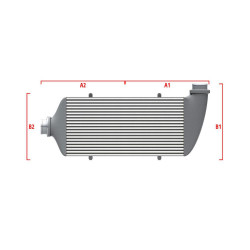 Intercooler personalizat Wagner Performance 600mm x 300mm x 90mm