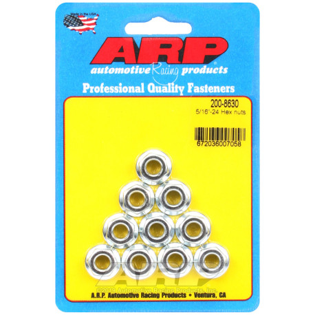 Șuruburi durabile ARP ARP piulițe (cap hexagonal), 5/16-24, 10 buc., V1 | race-shop.ro