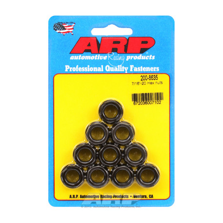 Șuruburi durabile ARP 7/16-20 hex set piulițe (10buc) | race-shop.ro