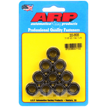 Șuruburi durabile ARP ARP piulițe (cap hexagonal), 7/16-20, 10 buc., V1 | race-shop.ro