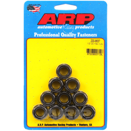Șuruburi durabile ARP ARP piulițe (cap hexagonal), 1/2-20, 10 buc. | race-shop.ro