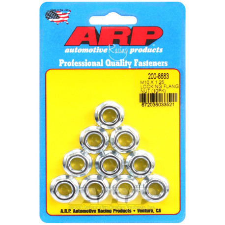 Șuruburi durabile ARP ARP piulițe (cu flanșă), M10×1.25, 10 buc. | race-shop.ro