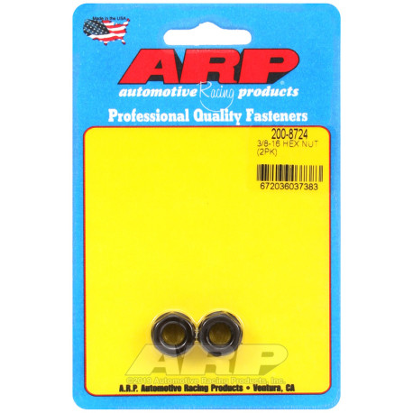 Șuruburi durabile ARP ARP piulițe (cap hexagonal, negre), 3/8-16, 2 buc. | race-shop.ro