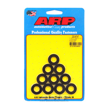 Șuruburi durabile ARP ARP șaibă 7/16 ID 7/8 OD Pachet de 10 negre | race-shop.ro