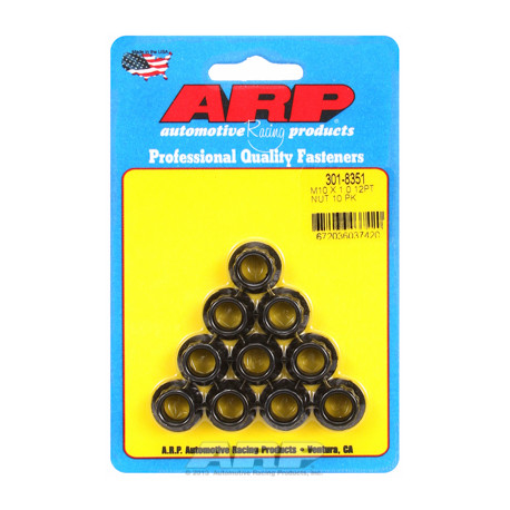 Șuruburi durabile ARP ARP M10 X 1.0 12pt set piulițe (10buc) | race-shop.ro