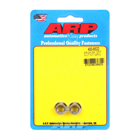 Șuruburi durabile ARP 3/8-24 SS 12pt set piulițe (2buc) | race-shop.ro