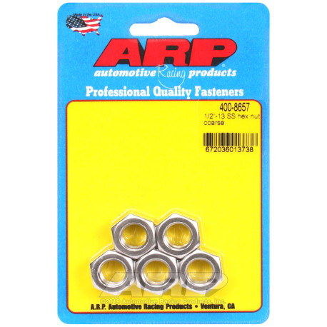 Șuruburi durabile ARP ARP piulițe (inox, cap hexagonal), 1/2-13, 5 buc. | race-shop.ro