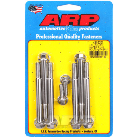 Șuruburi durabile ARP ARP set șuruburi pompă apă (inox, cap hexagonal) | race-shop.ro