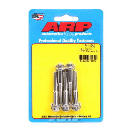 Șuruburi durabile ARP "1/4""-20 x 1.750 12pt SS șuruburi" (5buc) | race-shop.ro