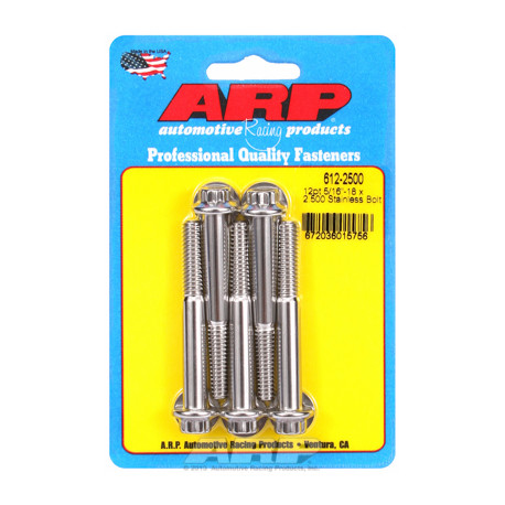 Șuruburi durabile ARP "5/16""-18 x 2.500 12pt SS șuruburi" (5buc) | race-shop.ro