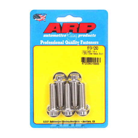 Șuruburi durabile ARP "3/8""-16 x 1.250 12pt SS șuruburi" (5buc) | race-shop.ro