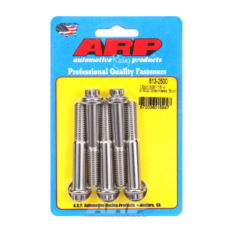 Șuruburi durabile ARP "3/8""-16 x 2.500 12pt SS șuruburi" (5buc) | race-shop.ro