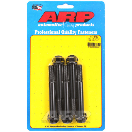 Șuruburi durabile ARP ARP șuruburi (cap hexagonal, negre), 1/2-13 × 95,25 mm | race-shop.ro