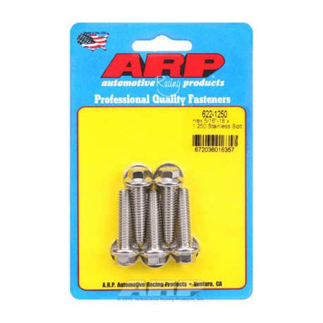 Șuruburi durabile ARP "5/16""-18 x 1.250 hex SS șuruburi" | race-shop.ro