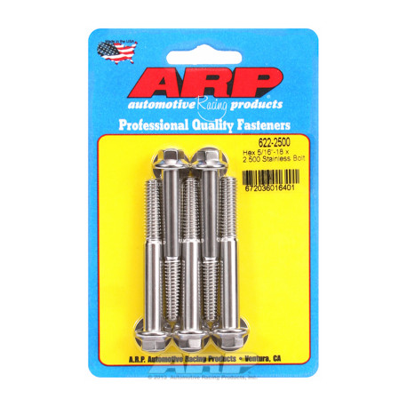 Șuruburi durabile ARP "5/16""-18 x 2.500 hex SS șuruburi" | race-shop.ro