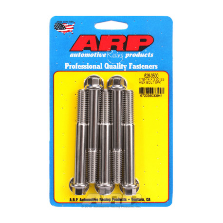 Șuruburi durabile ARP "7/16""-14 X 3.500 hex SS șuruburi" (5buc) | race-shop.ro