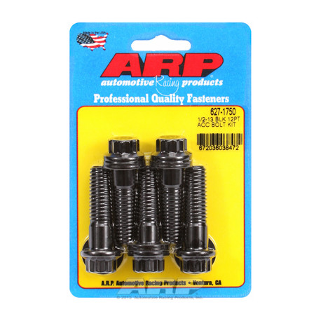 Șuruburi durabile ARP ARP kit șuruburi 1/2-13 x 1.750 oxid negru 12pt | race-shop.ro