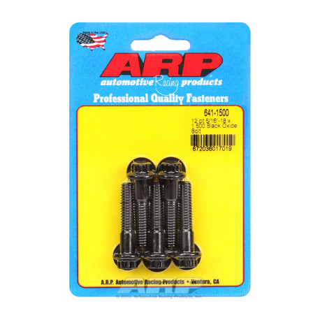 Șuruburi durabile ARP "5/16""-18 x 1.500 12pt șuruburi oxid negru" (5buc) | race-shop.ro