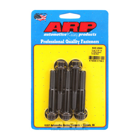Șuruburi durabile ARP "7/16""-14 x 2.500 12pt șuruburi oxid negru" (5buc) | race-shop.ro