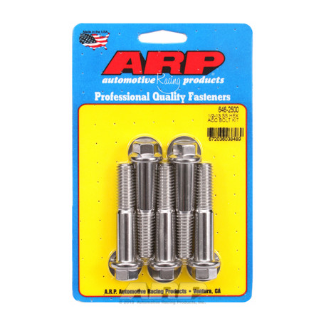 Șuruburi durabile ARP ARP kit șuruburi 1/2-13 X 2.500 SS Hex | race-shop.ro