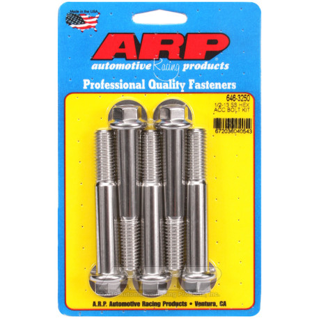 Șuruburi durabile ARP ARP șuruburi (inox, cap hexagonal), 1/2-13 × 82,55 mm | race-shop.ro