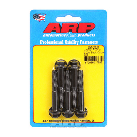 Șuruburi durabile ARP "5/16""-18 X 2.000 hex șuruburi oxid negru" (5buc) | race-shop.ro