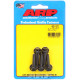 Șuruburi durabile ARP M6 x 1.00 x 25 hex șuruburi oxid negru (5buc) | race-shop.ro