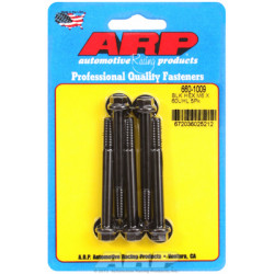 M6 x 1.00 x 60 hex șuruburi oxid negru (5buc)